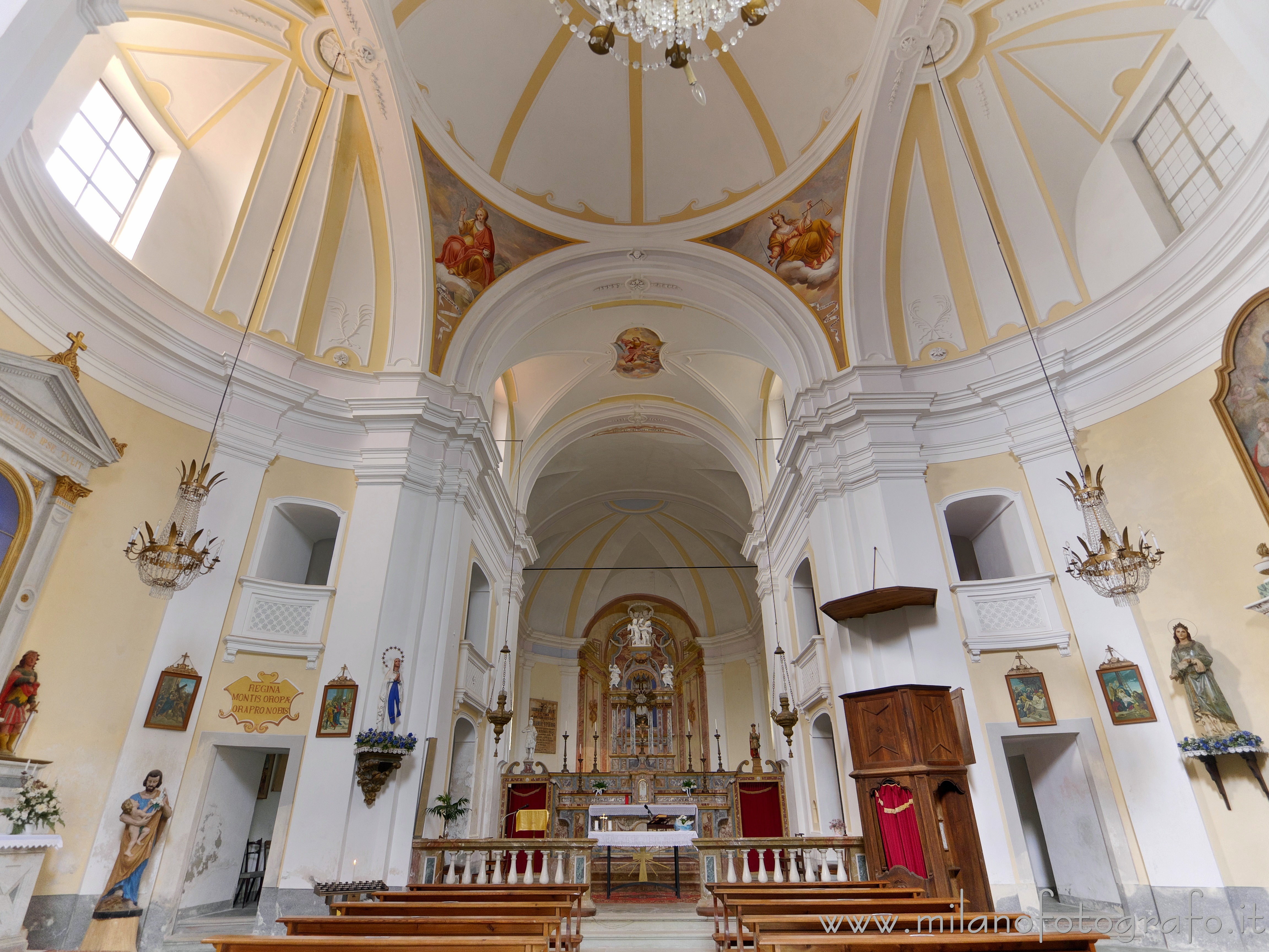 Masserano (Biella, Italy) - Interior of the Church of Saints Defendente and Faustino - Full resolution picture